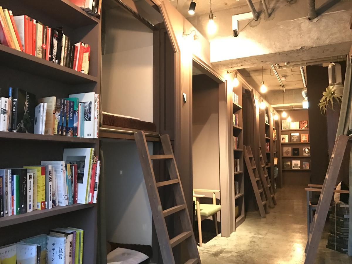Hostel Book Tea Bed Ginza Präfektur Tokio Exterior foto